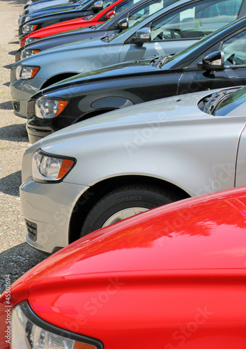 Photo: Row of cars Row of cars
