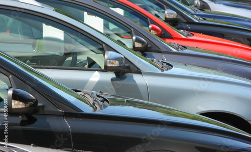 Photo: Row of cars Row of cars