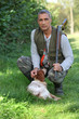 Hunter with his dog