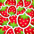 Background of strawberries