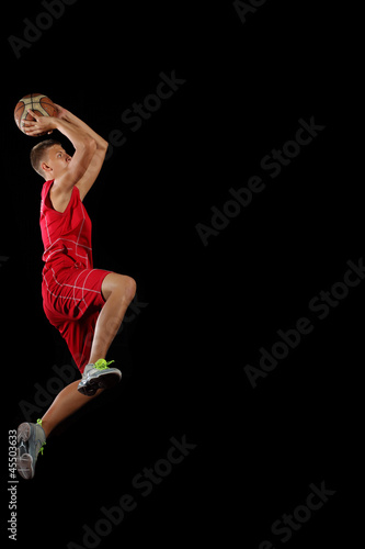 Photo: Basketball player with a ball Basketball player with a ball