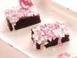 Birthday cake with pink decoration