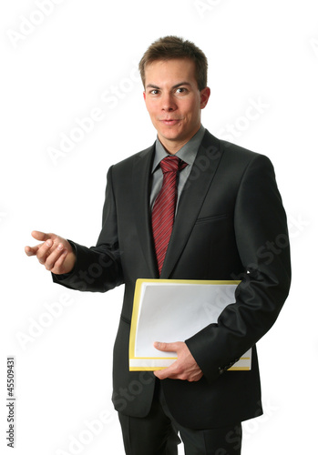 Photo: Young Businessmen with Documents Young Businessmen with Documents