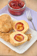 Zwetschgenknödel mit Kompott