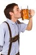 Mann in Lederhosen