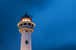 Lighthouse at the Dutch coast in Egmond aan Zee