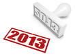 2013 Rubber Stamp