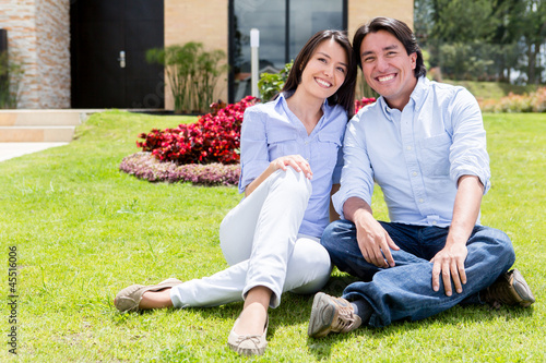 Photo: Happy couple outdoors Happy couple outdoors