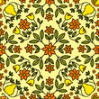Vector: Flower Retro Background Flower Retro Background