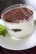 Tiramisu in a glass
