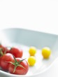 Red and yellow cherry tomatoes