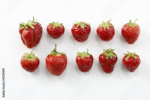 Photo: Ten strawberries Ten strawberries