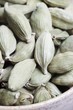 Many dried cardamom pods