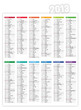 Calendrier 2013