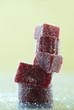 Strawberry Fruit Pate with Sugar; Stacked