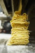 Fresh Sheets of Pasta Being Made