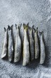 Fresh Smelt Sprinkled with Sea Salt