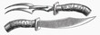 Carving cutlery (illustration)