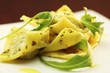 Ravioli with rocket