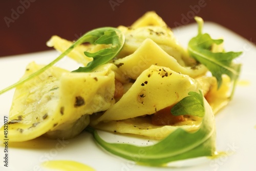 Photo: Ravioli with rocket Ravioli with rocket