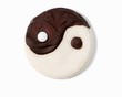 A yin-yang biscuit