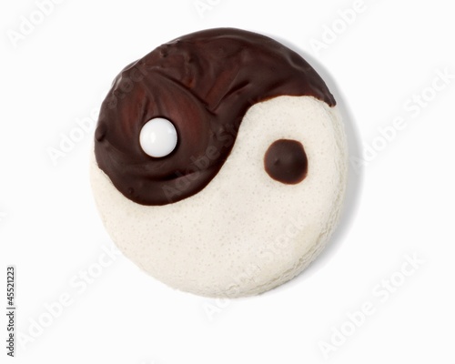 Photo: A yin-yang biscuit A yin-yang biscuit