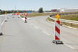 Photo: Road construction, roadwork and signs Road construction, roadwork and signs