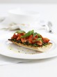 Bruschetta with tomato and basil