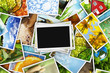 Collection of photos with an empty photo