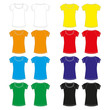Set of colorful Tshirt for women
