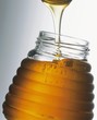 Honey in jar with spoon