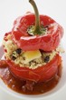 Red pepper stuffed with couscous