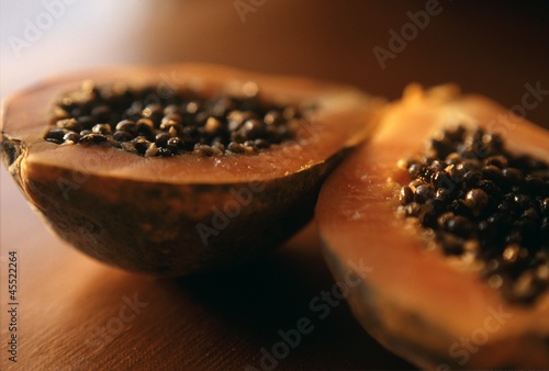 Photo: Halved Papaya Halved Papaya