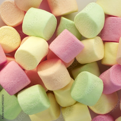 Photo: Marshmallows (macro zoom) Marshmallows (macro zoom)