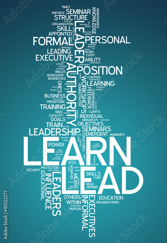 Illustration: Word Cloud "Learn / Lead" Word Cloud "Learn / Lead"