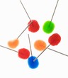 Assorted Lollipops on White