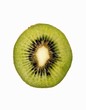 Kiwi Slice on White Background
