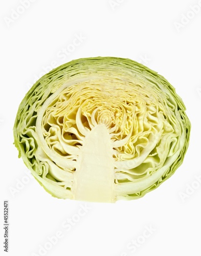 Photo: Half a white cabbage Half a white cabbage
