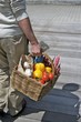 Man with shopping basket