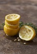 Squeezed lemon halves