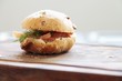 A smoked salmon roll