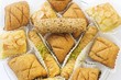 Various types of Oriental cakes