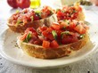Bruschetta with steak