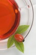 Rose hip tea and rose hip
