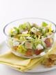 A Greek salad with couscous
