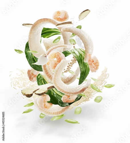Photo: Ingredients for fish roulade Ingredients for fish roulade