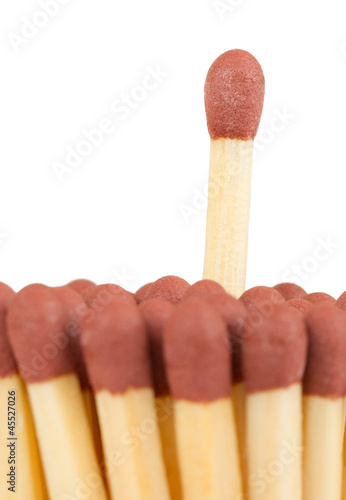 Photo: Group of matches, isolated Group of matches, isolated