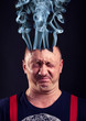 Exploded head