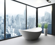 Exclusive Luxury Bathroom Interior in a Penthouse