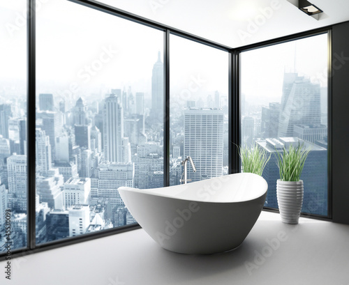 Photo: Exclusive Luxury Bathroom Interior in a Penthouse Exclusive Luxury Bathroom Interior in a Penthouse